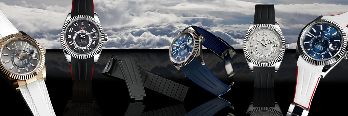 Sky Dweller rubber straps