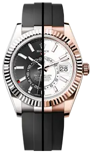 Sky Dweller rubber straps