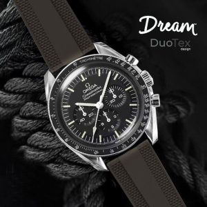 Brown Dream Rubber Strap for Omega Speedmaster Professional 42mm