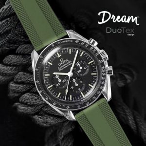 Green Dream Rubber Strap for Omega Speedmaster Professional 42mm
