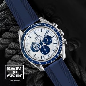 Blue Dream Rubber Strap for Omega Speedmaster Professional 42mm - SwimSkin