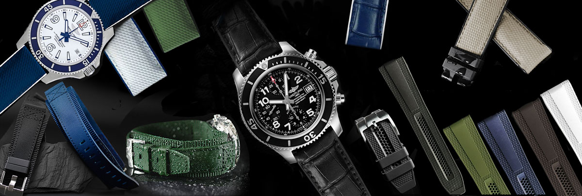 breitling superocean 42 rubber strap by Rubber B