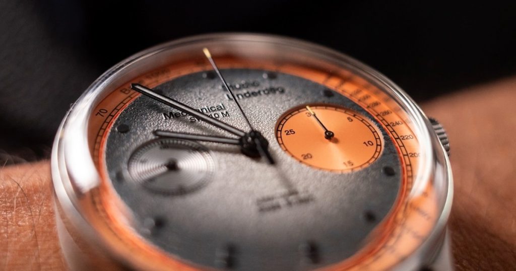 The Perfect Fusion: Rubber B Dream Strap Meets the Studio Underd0g “Salmon” Chronograph