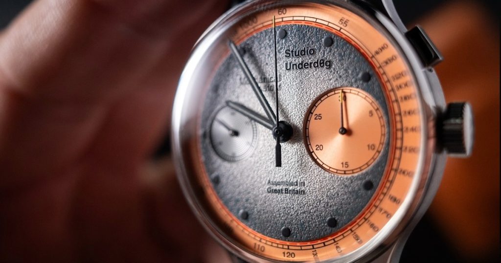 The Perfect Fusion: Rubber B Dream Strap Meets the Studio Underd0g “Salmon” Chronograph