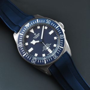 Tudor Pelagos FXD Blue Rubber Straps for Tudor Pelagos FXD