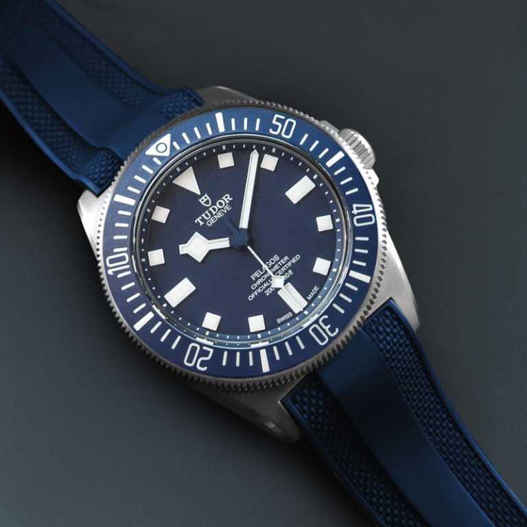 Blue Rubber Straps for Tudor Pelagos FXD