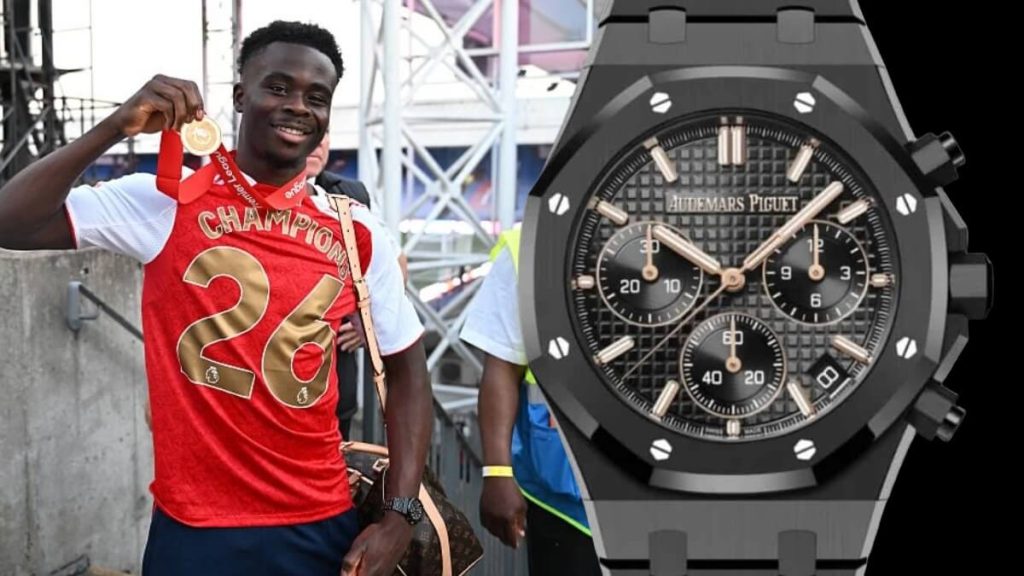 Bukayo Saka Watch Collection: Rolex, Patek Philippe and Audemars Piguet Bukayo Saka Watch Collection: Rolex, Patek Philippe and Audemars Piguet