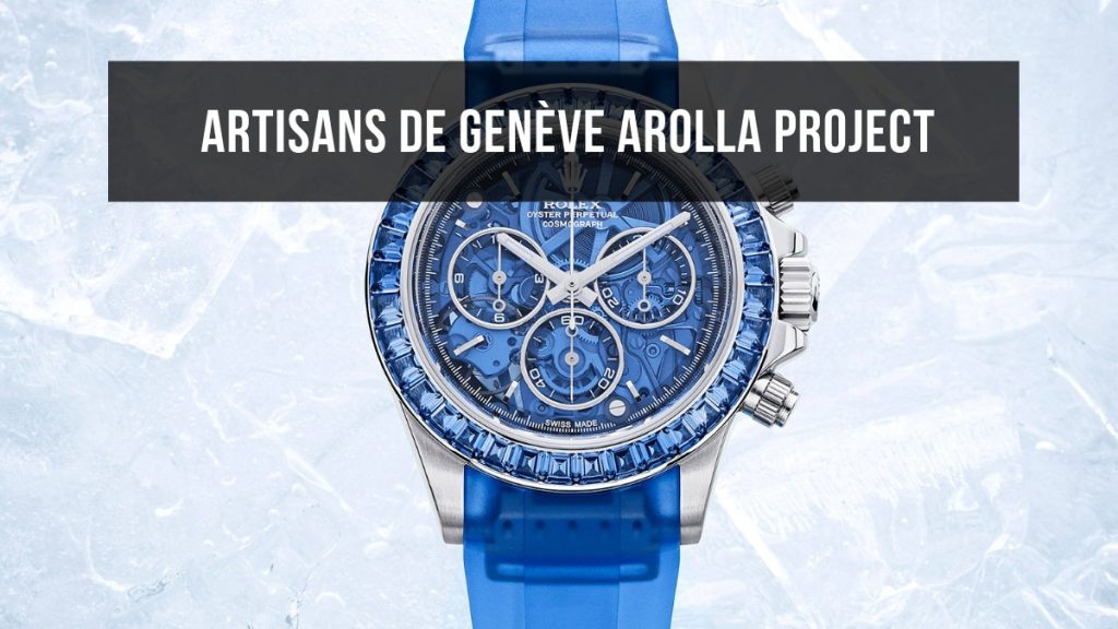 Artisans de Genève Arolla Project: A Glacier-Inspired Daytona Completed by Rubber B Artisans de Geneve Arolla Project
