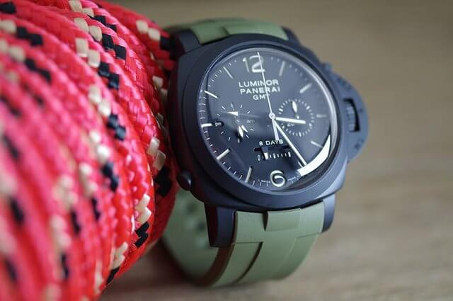 Military Green Rubber Strap For Panerai