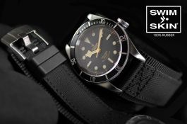 Strap for Tudor black bay 58 - Tang Buckle by Rubber B