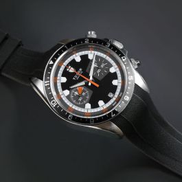 【コンディション○】 定価4.4万RUBBER B TUDORヘリテージクロノ用 Strap for Tudor Heritage Chrono 42mm - VulChromatic® Dual-Color