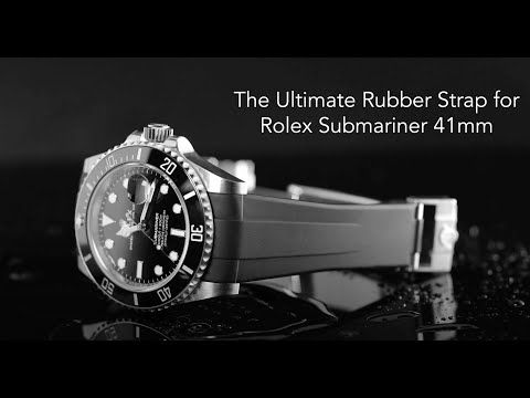 124060 Rolex Submariner 41mm Rubber Strap