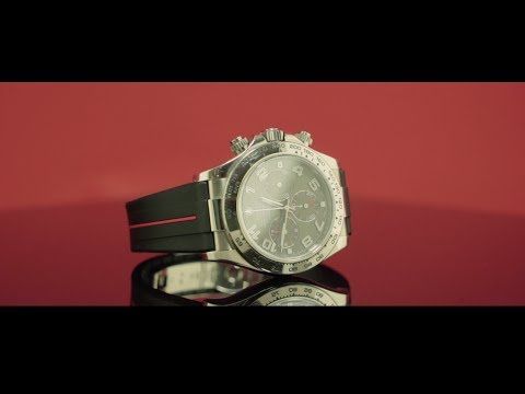 Rolex Daytona Luxury Watchband by Rubber B - Swiss Made