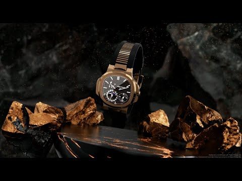 Luxury Bracelet for Patek Philippe Nautilus - 18k Rose Gold Patek Strap by Rubber B