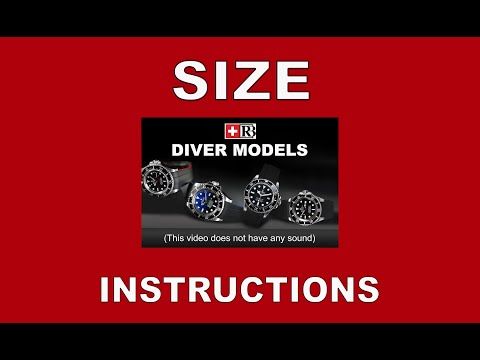 Rubber B Glidelock Series Sizing Instructions for Rolex Divers 2021