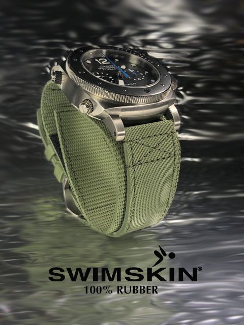 Strap for Panerai 47mm SwimSkin Rubber Cuff Rubber B