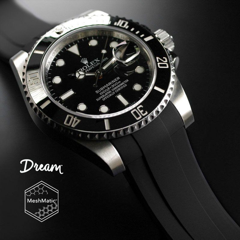 Rolex submariner 2025 ceramic rubber strap