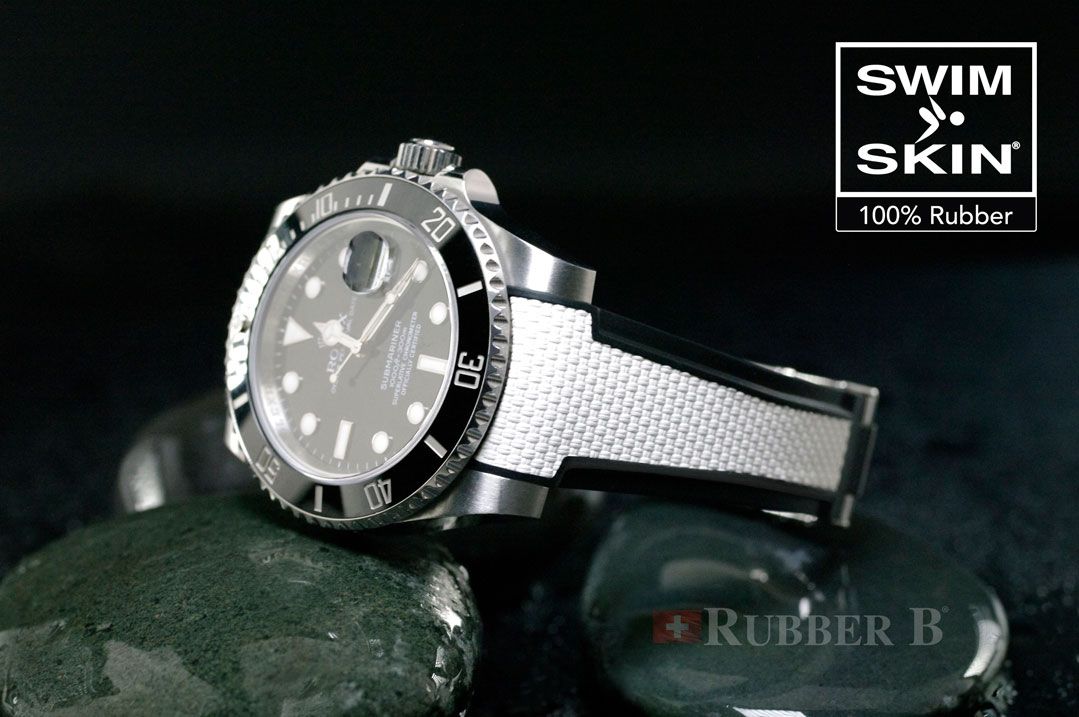 1 Best Rubber Strap For Rolex Submariner 41mm Everest 
