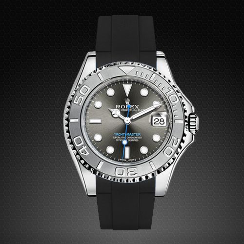 Rubber strap on Yachtmaster blue - suggestions pls - Rolex Forums