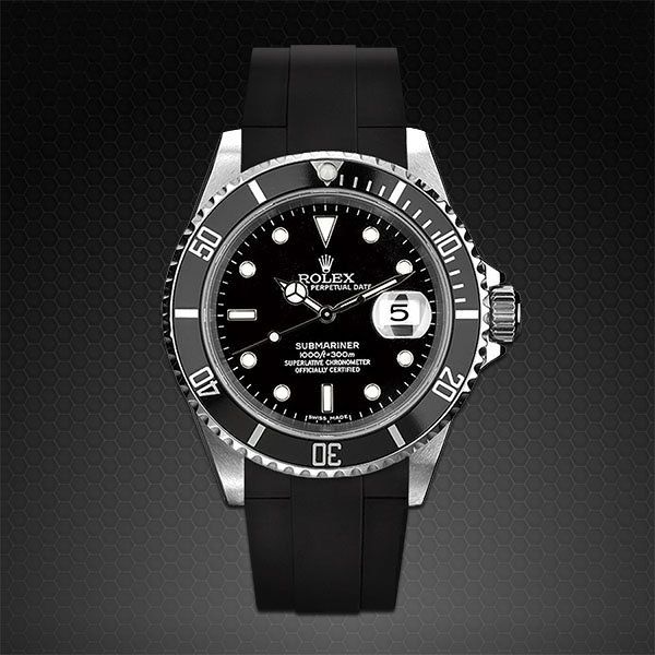 Strap for Rolex Submariner 40mm Velcro Series Rubber B