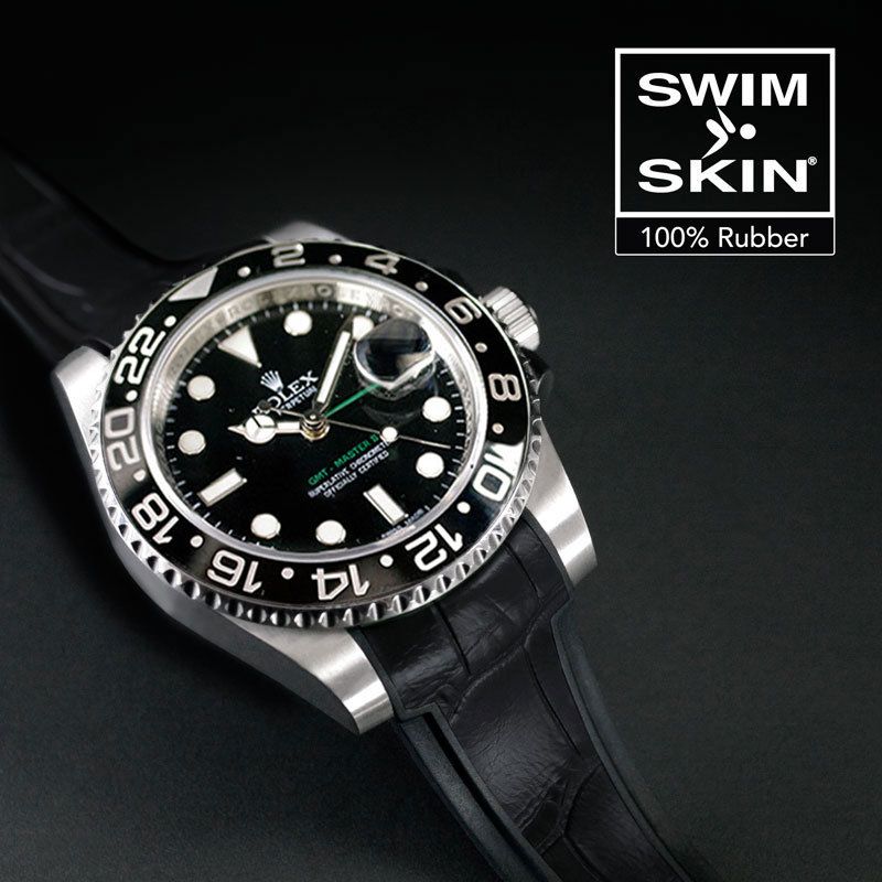 RUBBER B ロレックスGMTマスター2 ベルト Strap for Rolex GMT Master II by Rubber B