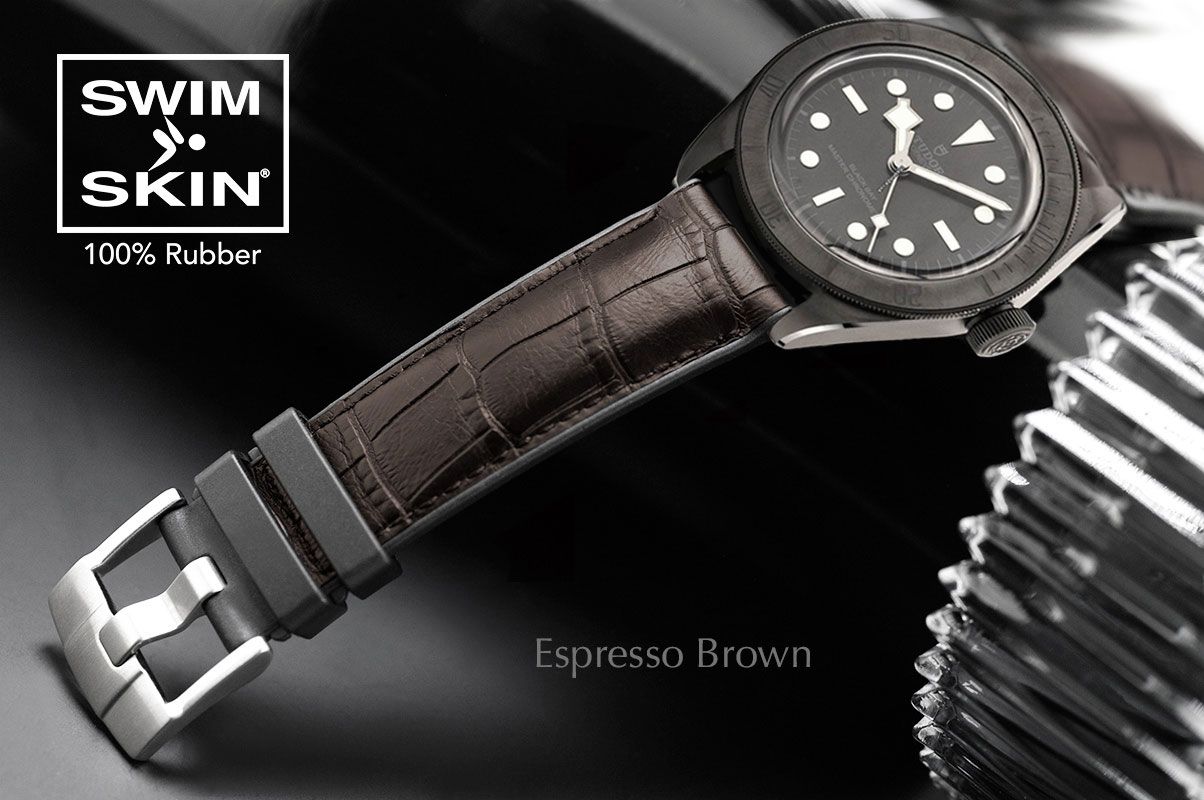 Vegan Watch Band for Tudor Black Bay 41 Ceramic by Rubber B