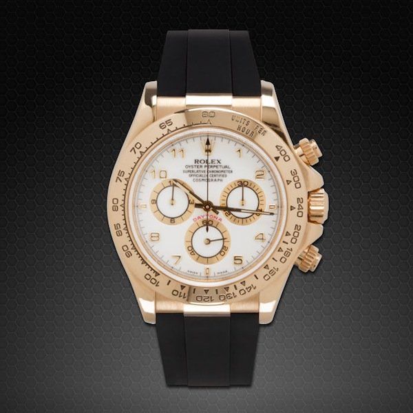 Rolex Daytona on Strap YG/WG - Classic Series | Rubber B