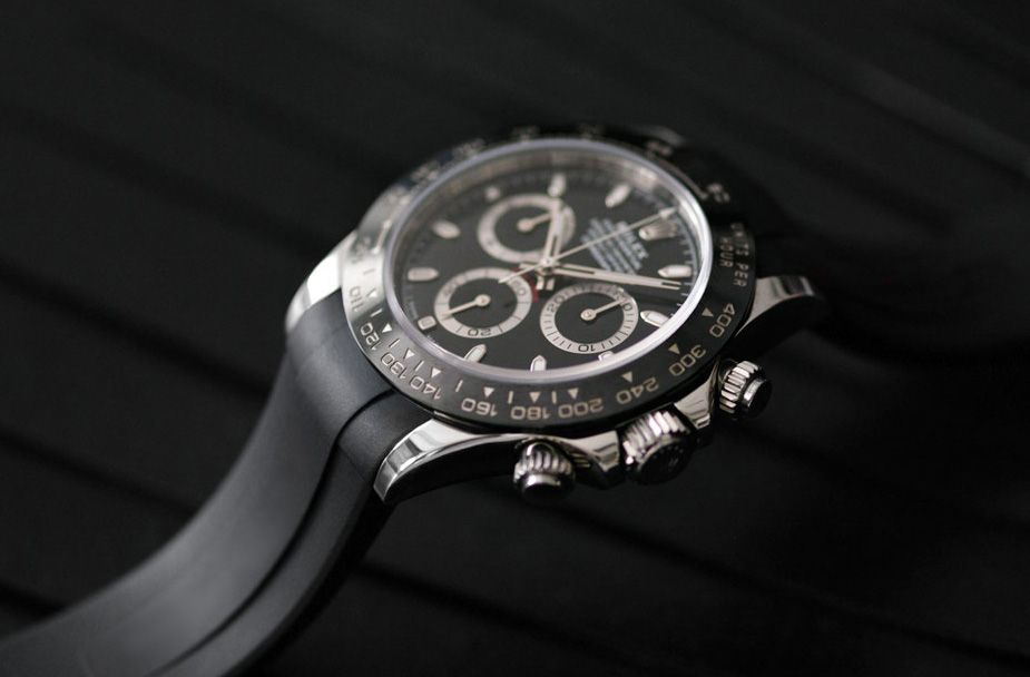 Strap for Rolex Daytona Oyster Bracelet Ceramic Bezel | Rubber B