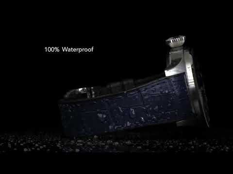 Rubber Strap for IWC Big Pilot - SwimSkin Alligator 100% RUBBER