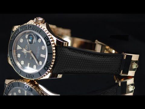Rolex Yachtmaster on Rubber B Strap - SwimSkin® Ballistic
