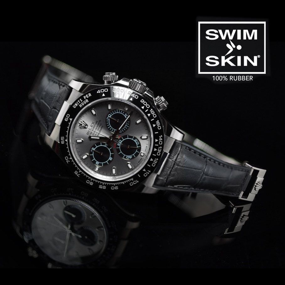 Strap for Daytona on Oysterflex Band by Rubber B
