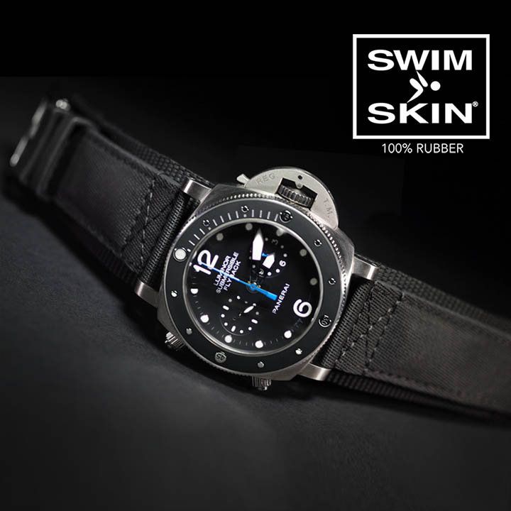 Strap for Panerai 47mm - SwimSkin® Rubber Cuff | Rubber B