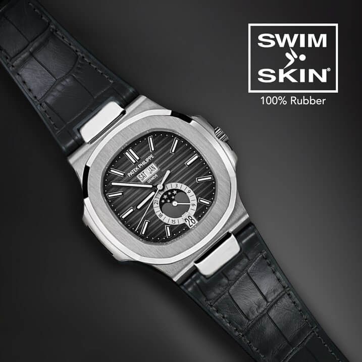 Strap for Patek Philippe Nautilus 5712 - SwimSkin® Alligator