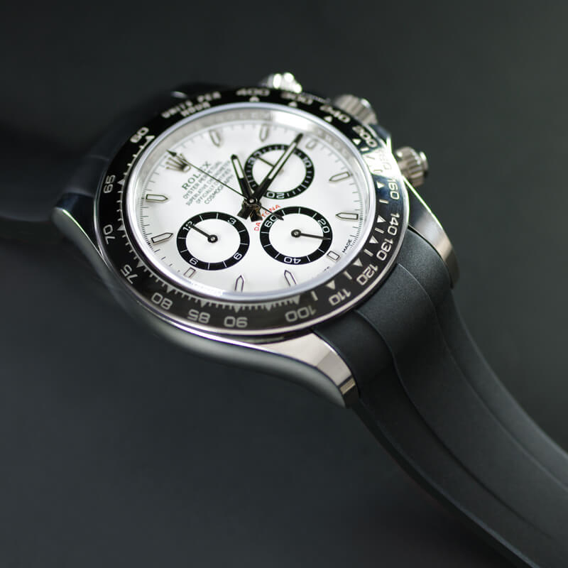 Rubber Strap for Rolex Daytona 126500LN - Tang Buckle Series