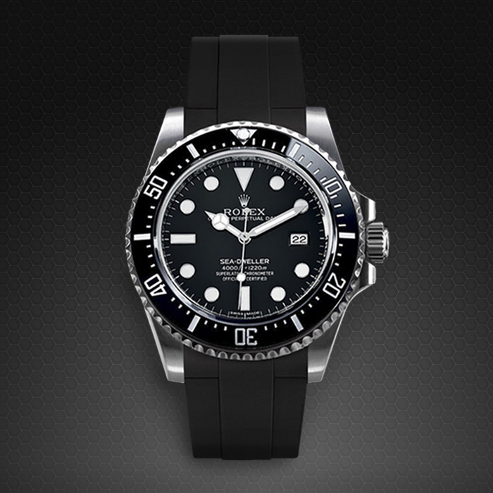 New Sea-Dweller 4000 - Velcro® Series | Rubber B