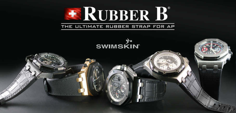 Rubber B Strap APV41 for Audemars Piguet Royal Oak 41mm on Bracelet - Velcro  Series