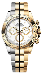 2023-Current (126…)OYSTER BRACELET Rolex Daytona FULL YELLOW GOLD and Two-Toneall styles 2023+