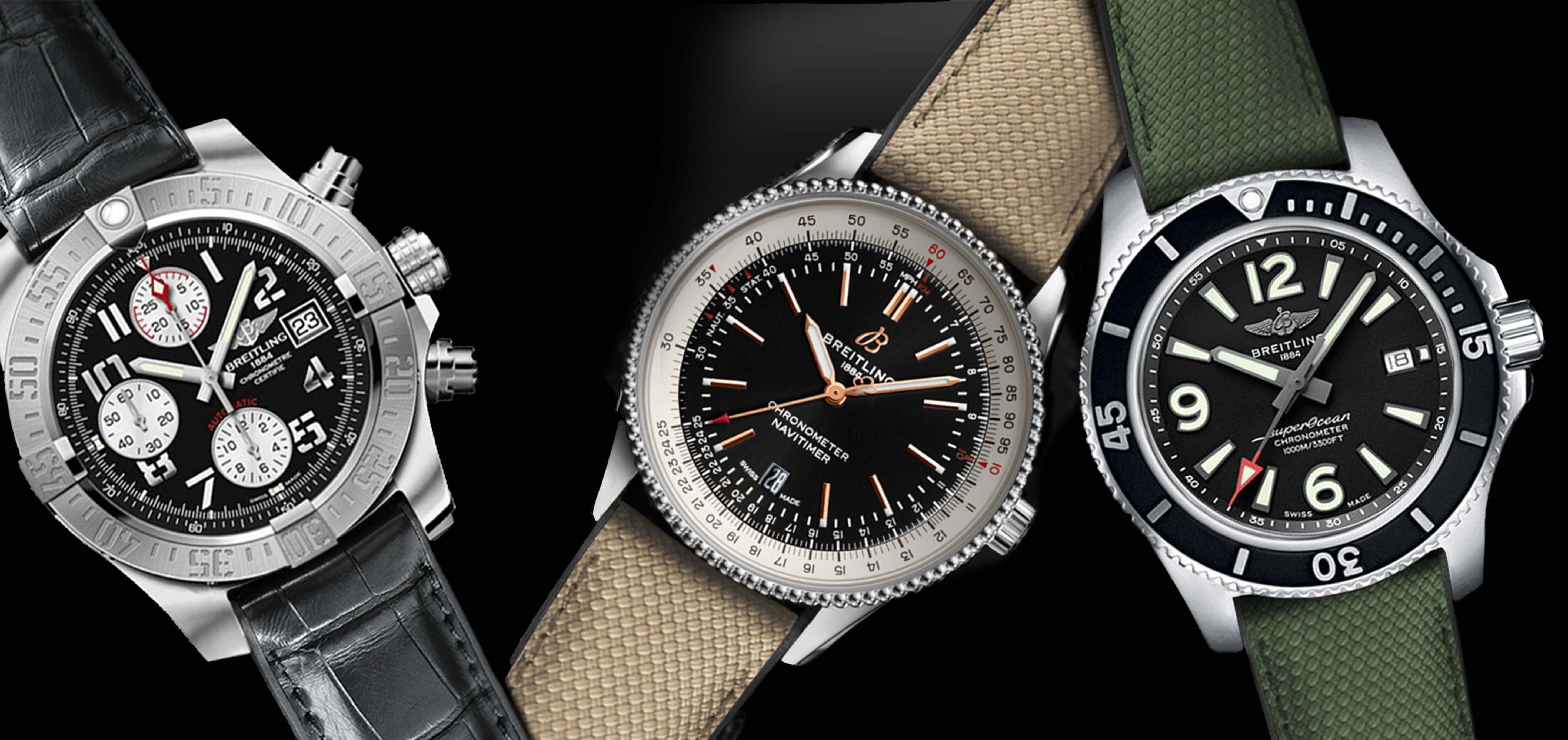 Rubber straps for Breitling