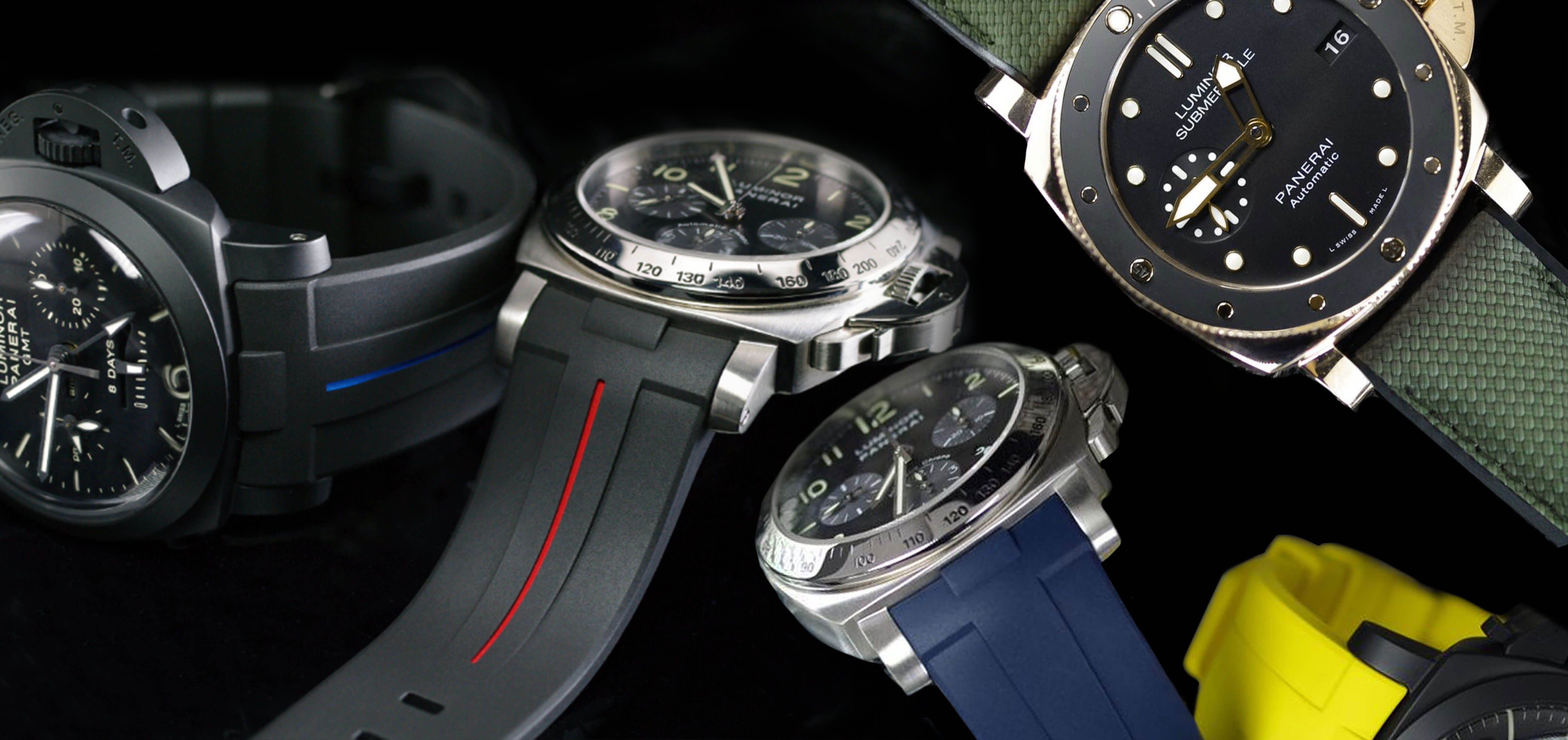 Rubber straps for Panerai