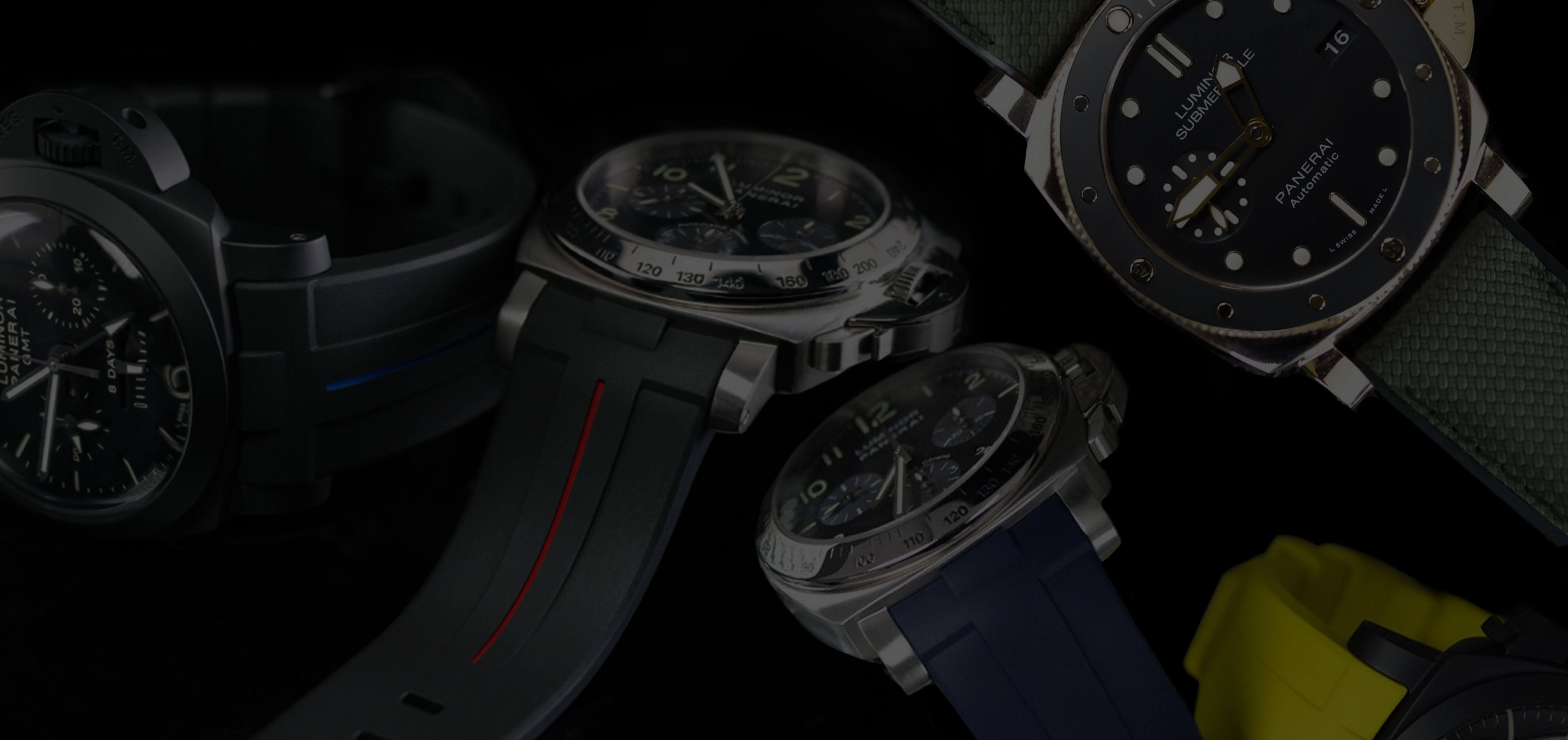 Rubber straps for Panerai