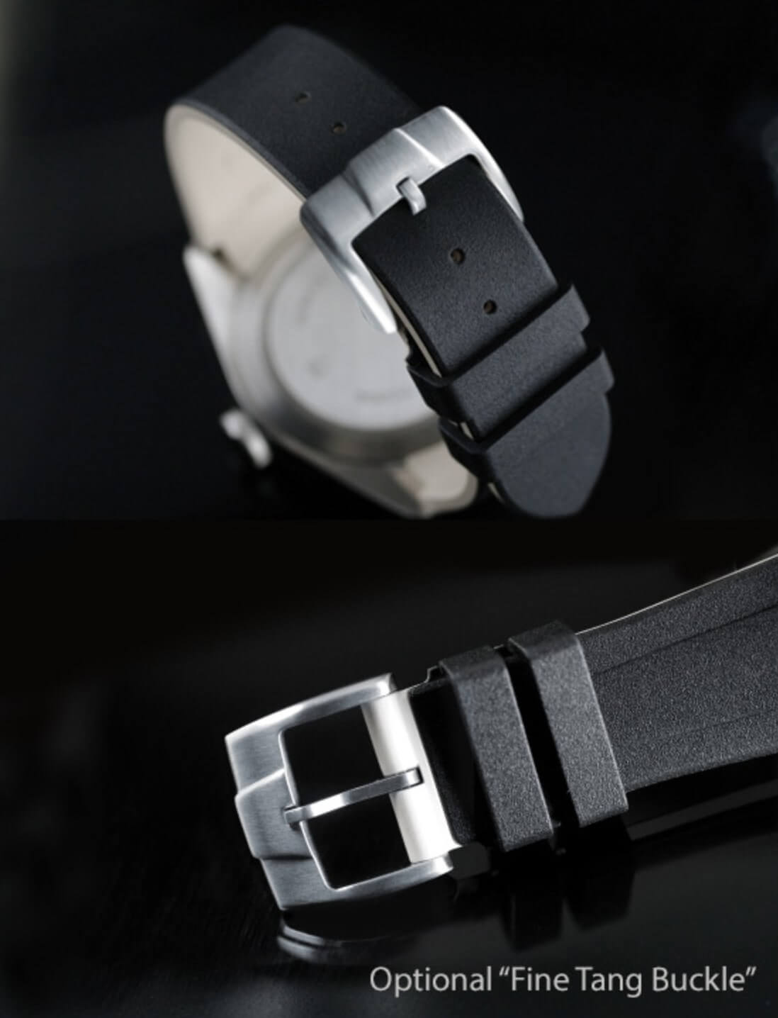 Tudor Heritage Black Bay Strap By Rubber B