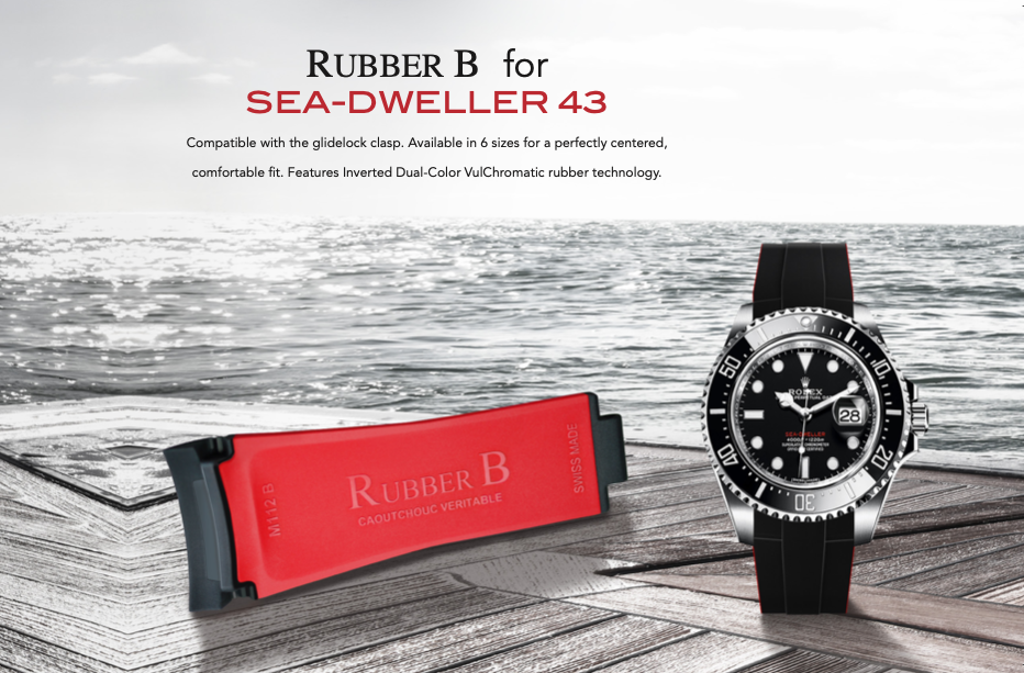 rubber b sea dweller 43