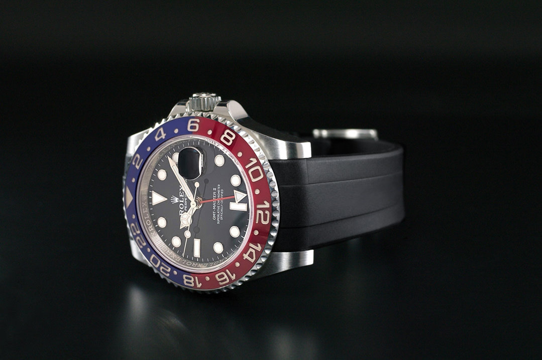 rubber strap for gmt master 2